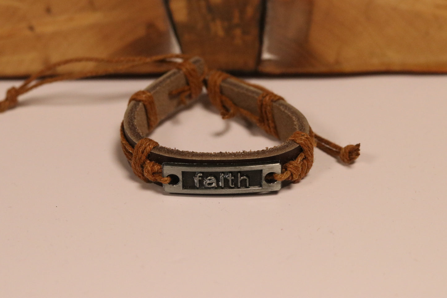 Leather Message Bracelets – Adjustable Fit