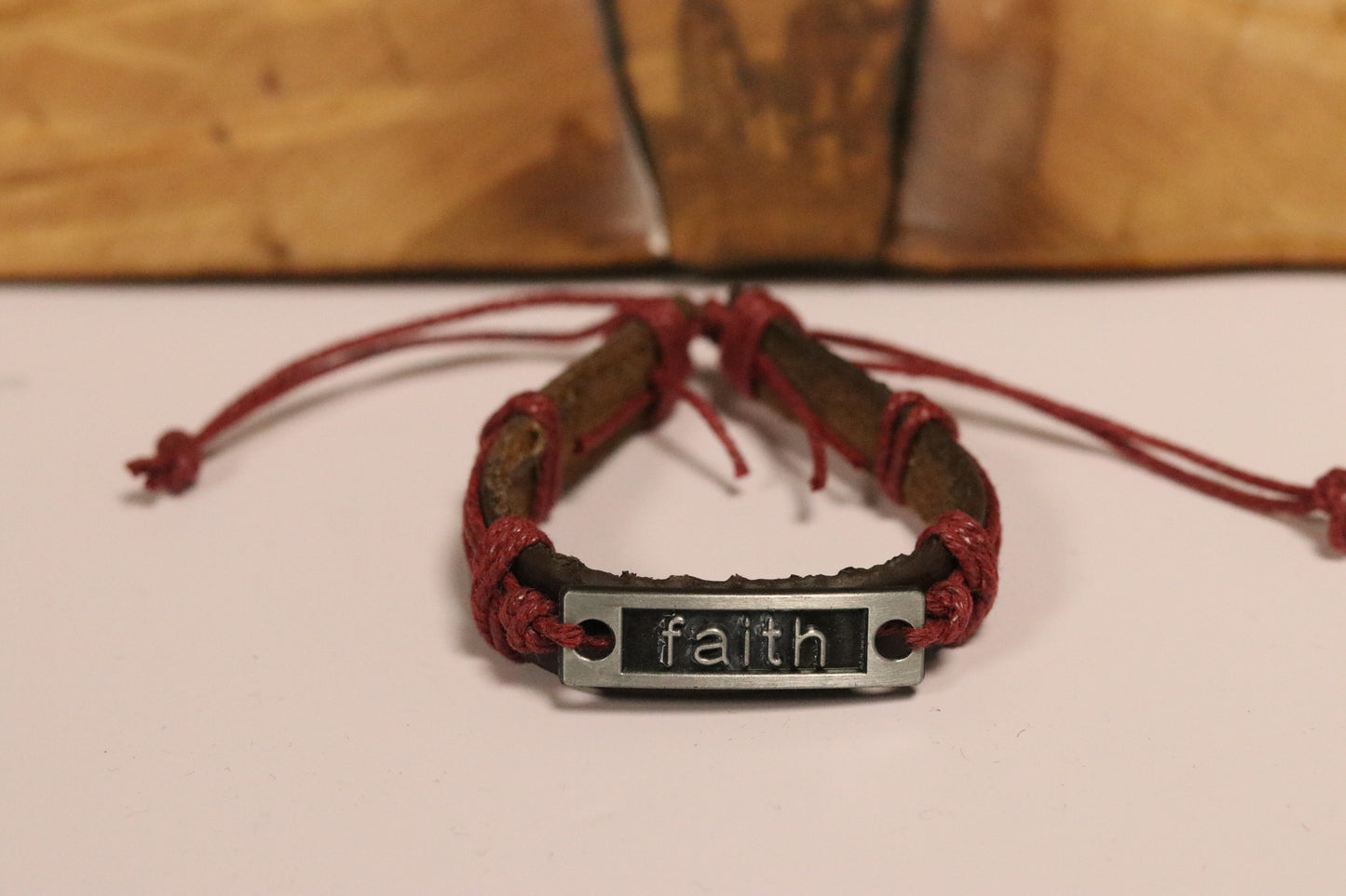 Leather Message Bracelets – Adjustable Fit